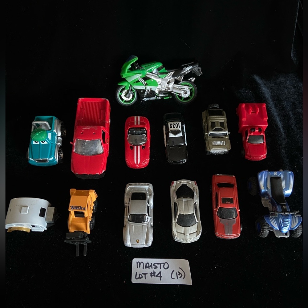Lot 4 - 13 MAISTO die cast CARS Various ages USED Toy Box Condition READ